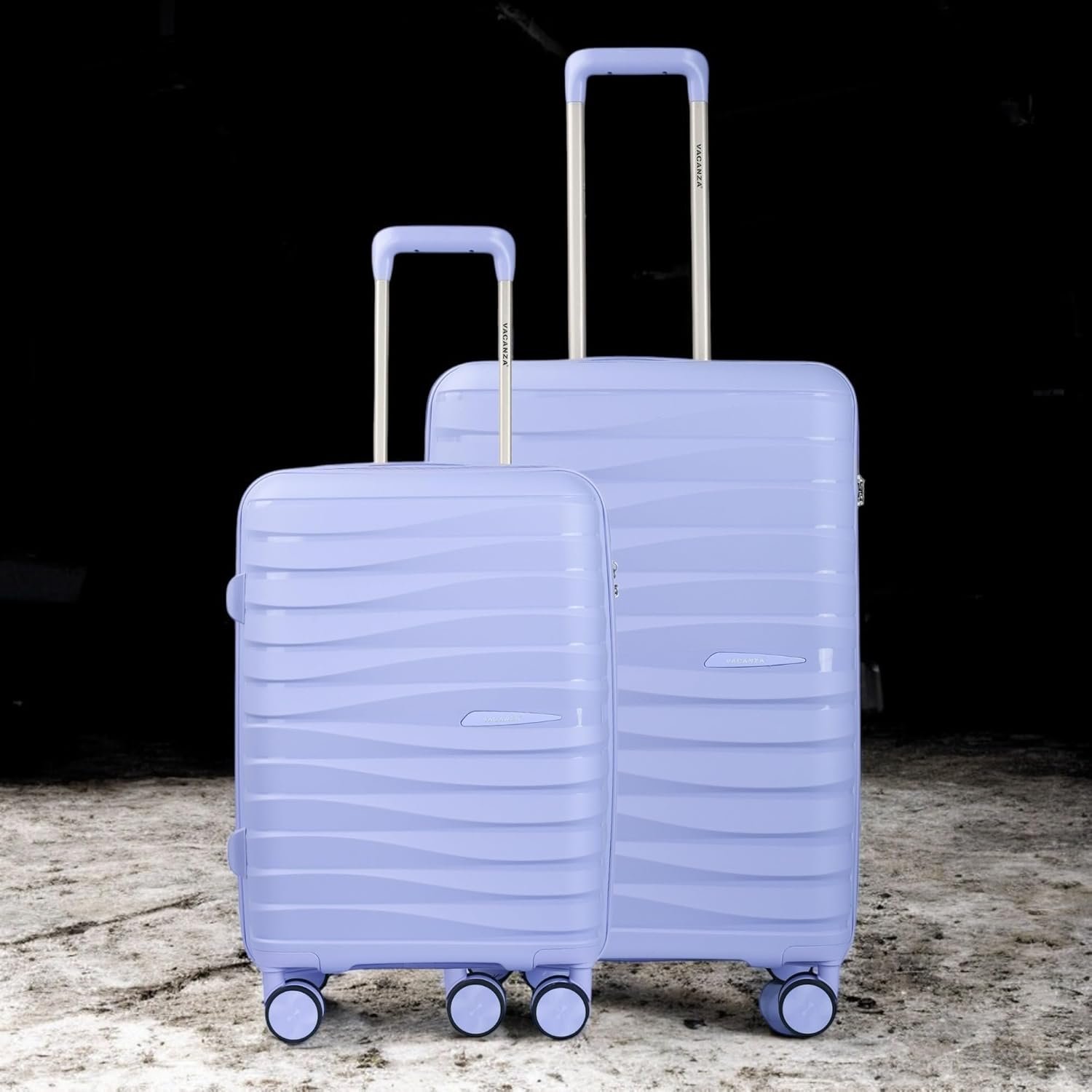 Vacanza Series 2 Polypropylene Unbreakable Hard-Sided Check-in Luggage Trolley Bag with TSA Lock | Purple 65 cm - Image 8