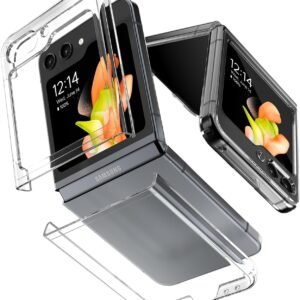 Casodon Shockproof Back Cover Case for Samsung Galaxy Z Flip 6 5G | Hard PC Clear Back Case Cover for Samsung Z Flip 6 5G (Transparent)