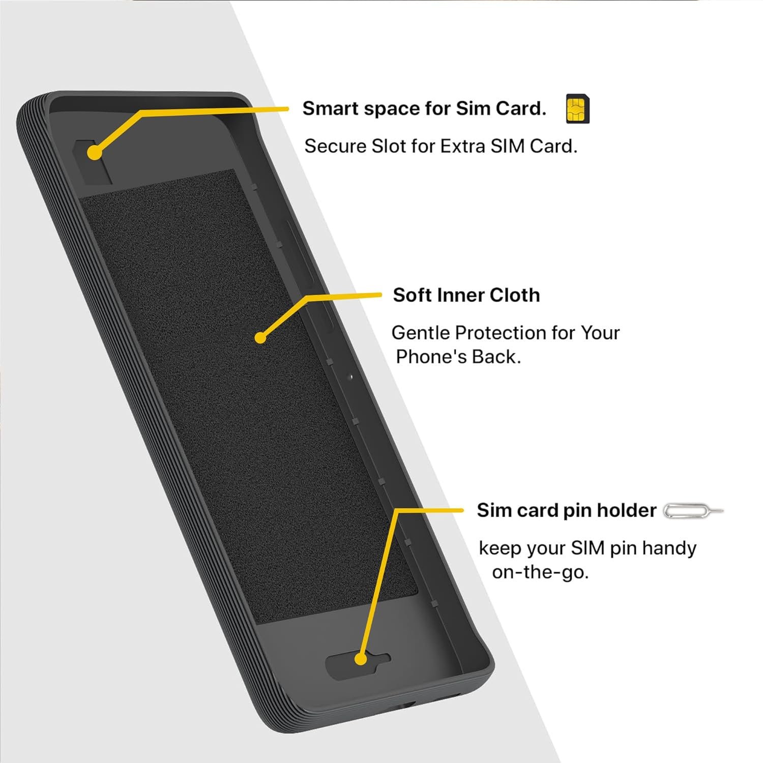 amazon basics TPU Soft Back Cover for OnePlus Nord CE5 5G | Full Camera Protection | Flexible Shockproof Back Case for OnePlus Nord CE5 5G (Gray) - Image 4