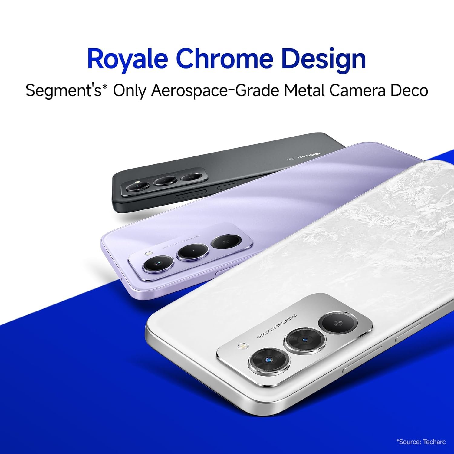 Redmi 15 5G Midnight Black 8GB + 256GB | Segment's Largest 7000mAhA Battery | Segment's Largest Display 17.53cm(6.9) Up to 144Hz | Snapdragon 6s Gen 3 | 18W Reverse Charging | 50MP AI Dual Camera - Image 3