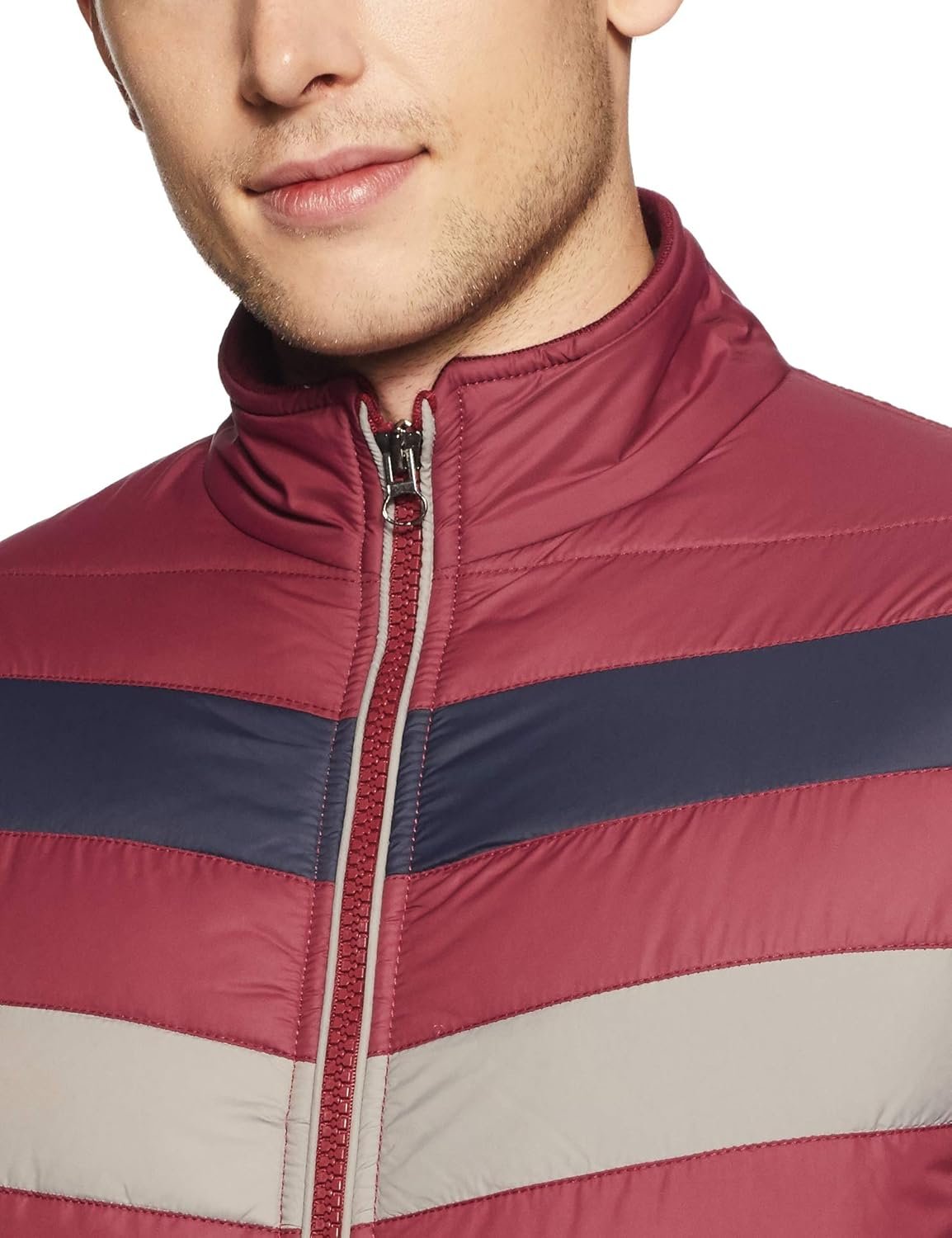 Qube By Fort Collins Men's Nylon & Net Nylon Short Length Jacket - Image 3