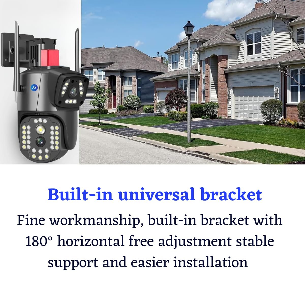 Maizic Smarthome 6 MP WiFi Camera Outdoor/Indoor with bidirectional Voice, Intelligent Alarm, Smart surviellance, Motion and Human Detection (White Outdoor) - Image 4