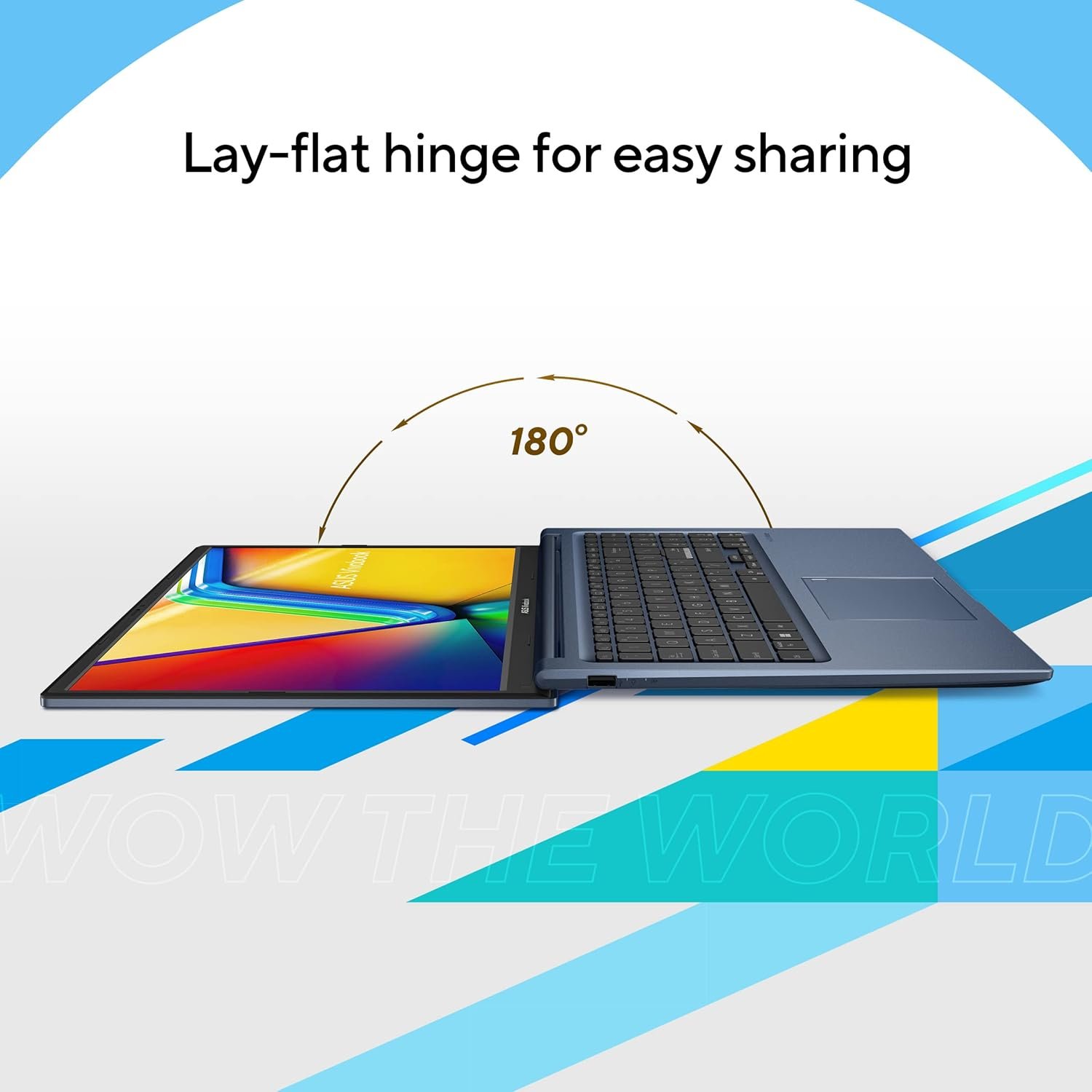 ASUS Vivobook 15,13th Gen,Intel Core i5-1335U,FingerPrint Sensor(Intel Iris Xᵉ iGPU/16GB RAM/512GB SSD/FHD/15.6"/60Hz/Chiclet Keyboard/42WHrs/Windows 11/Office 2021/Quiet Blue/1.70 kg) X1504VA-NJ543WS - Image 6