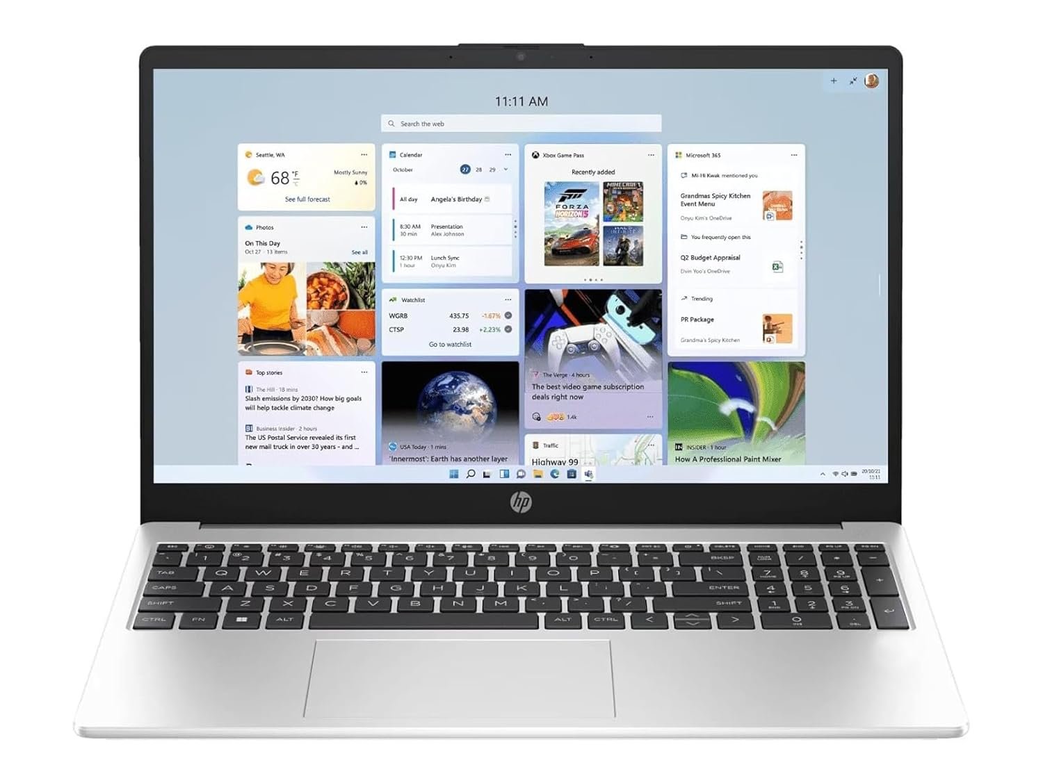 HP 15 (2025), AMD Ryzen 5 7520U Quad Core - (4 GB/256 GB SSD/AMD Radeon Graphics/Windows 11 Home) Thin and Light Business Laptop/15.6" HD Display/Turbo Silver/1.5 kg/MS Office 2021