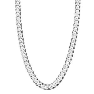 Fashion Frill Silver Chain For Men Silver Plated Chains For Boys Men Jewellery Alloy Silver Chain Mens Jewellery Necklace Chain 20 Inches