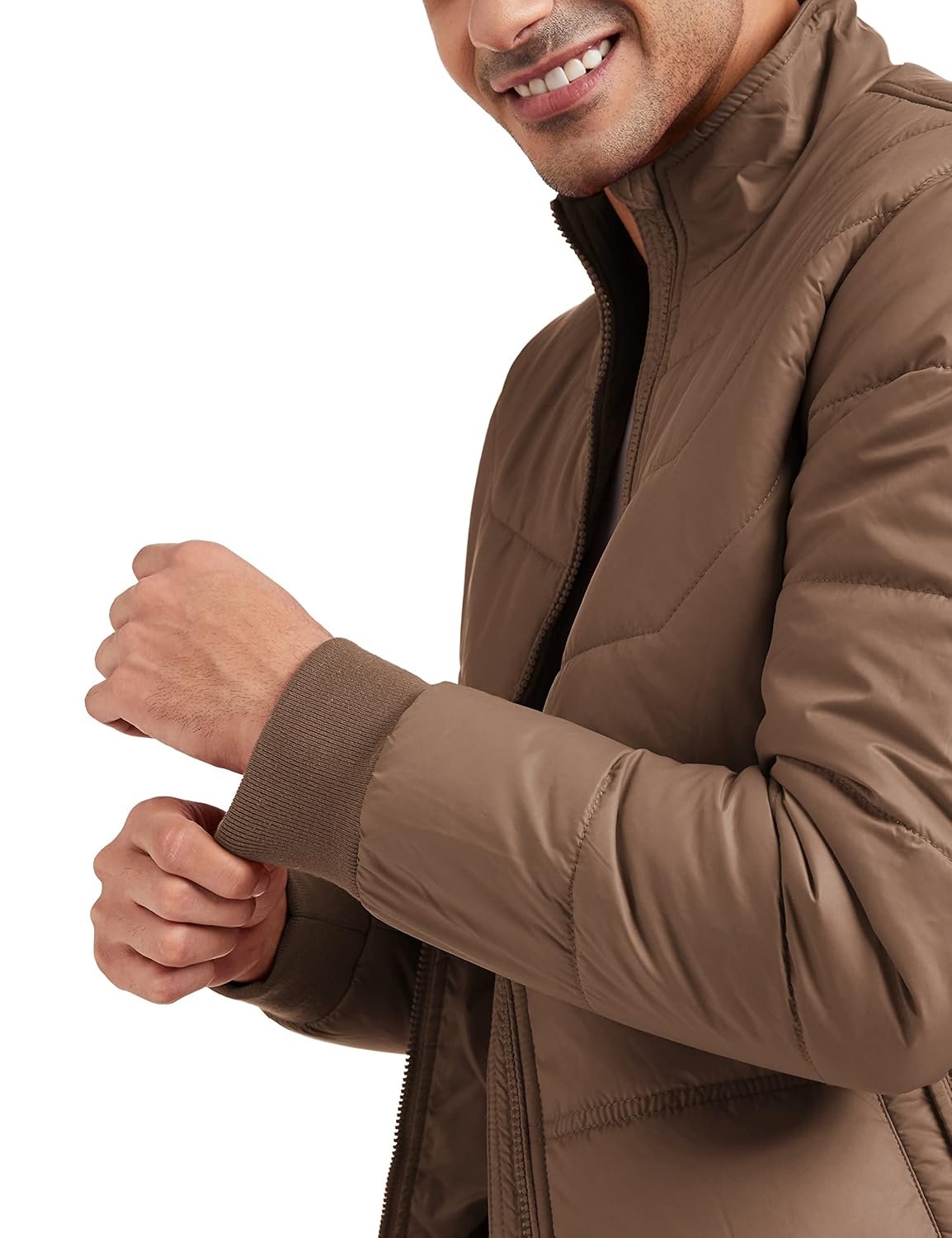 Amazon Brand - Symbol Men's 100% Polyester Regular Bomber Jacket - Image 5