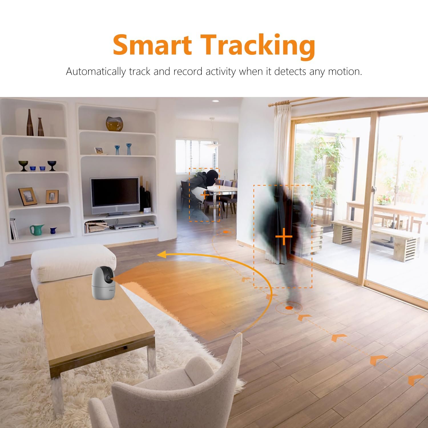 Imou 360° 1080P Full HD Security Camera, Human Detection, Motion Tracking, 2-Way Audio, Night Vision, Dome Camera with WiFi & Ethernet Connection, Alexa Google Assistant, Up to 256GB SD Card Support - Image 6