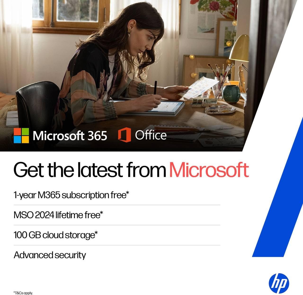 HP 15, Intel Ci7-13620H 13th Gen Laptop (16GB DDR4, 512GB SSD) Anti-Glare, Micro-Edge, 15.6''/39.6cm, FHD, Win11, M365 Basic(1yr), Office Home24, Silver,1.65kg, FHD Camera W P. Shutter, Backlit - Image 11