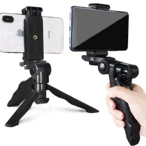 SUBTON Photography Mobile Holder Mini Tripod Camera Stand with Horizontal & Vertical Rotation | for Vlogging, Video Shooting, YouTube etc Compatible with All Mobile Phones, Action GoPro Cameras DSLR