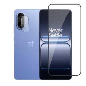 Compatible for OnePlus Nord CE5 Upgrade Tempered Glass with Camera Lens Protector Screen guard(Case Friendly,2 in 1 Combo)