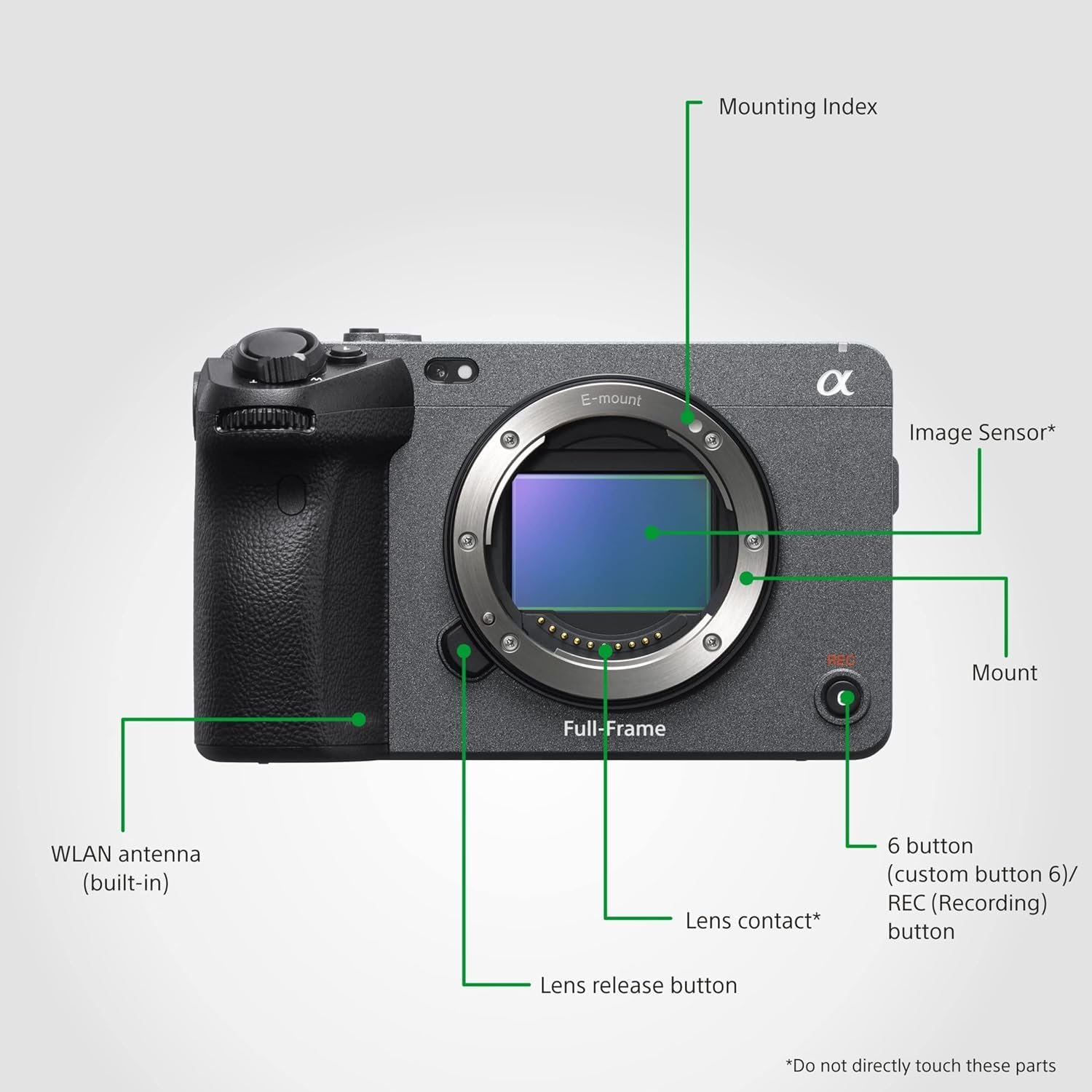 Sony FX3A Cinema Line Full-Frame Camera | 4K 120P | Compact & Lightweight | Made for Filmmakers | Cinematic Shots + Rechargeable Battery (NP-FZ100) - (Grey) - Image 10