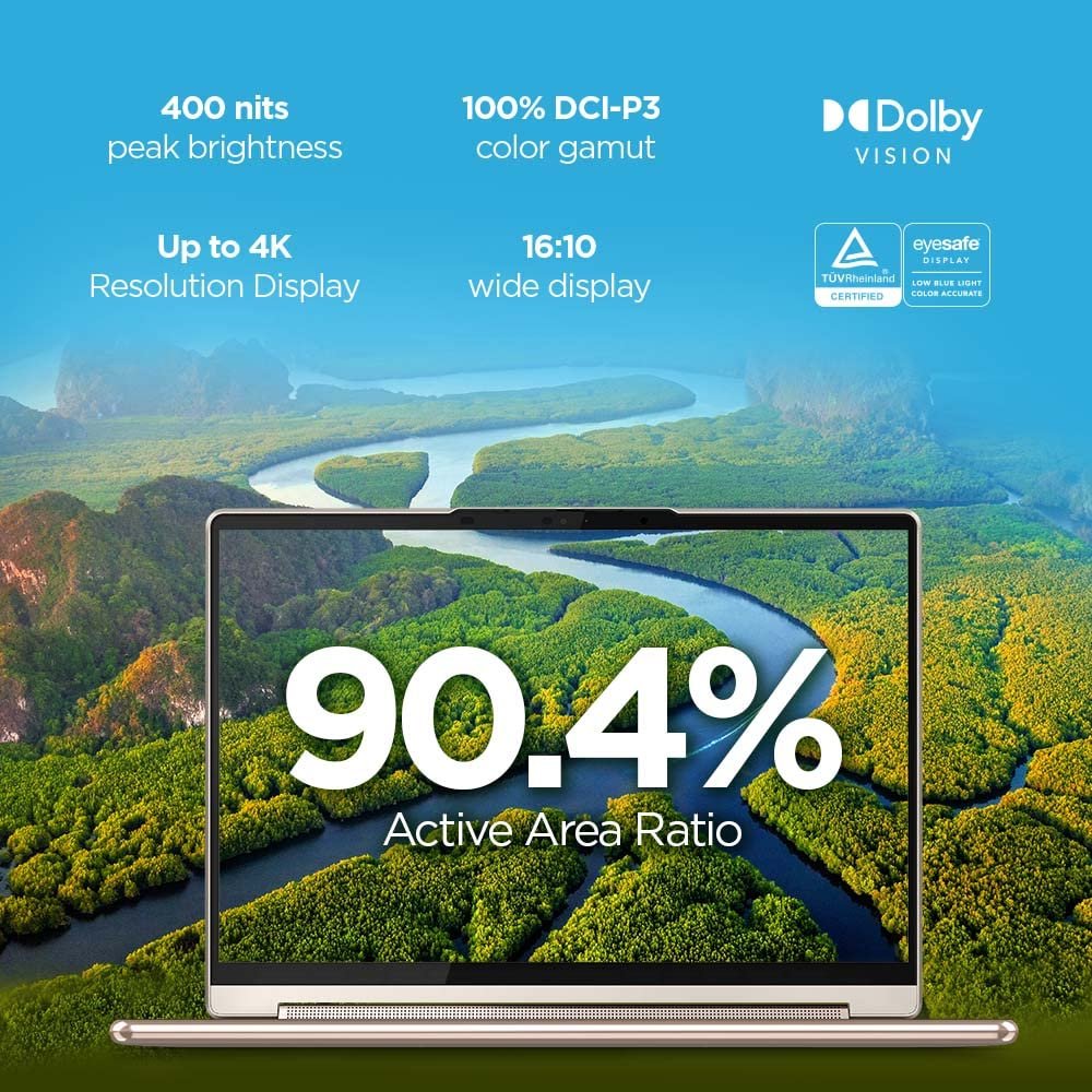 Lenovo Yoga 9 13th Gen Intel Evo i7 1360P 14"(35.56cm) 4K OLED 2-in-1 400Nits Laptop (16GB/1TB SSD/Win 11/Office 2021/Backlit KB/Pen 2.0/1Yr Warranty/Alexa/3 Month Game Pass/Oatmeal/1.4Kg) 83B1004XIN - Image 2