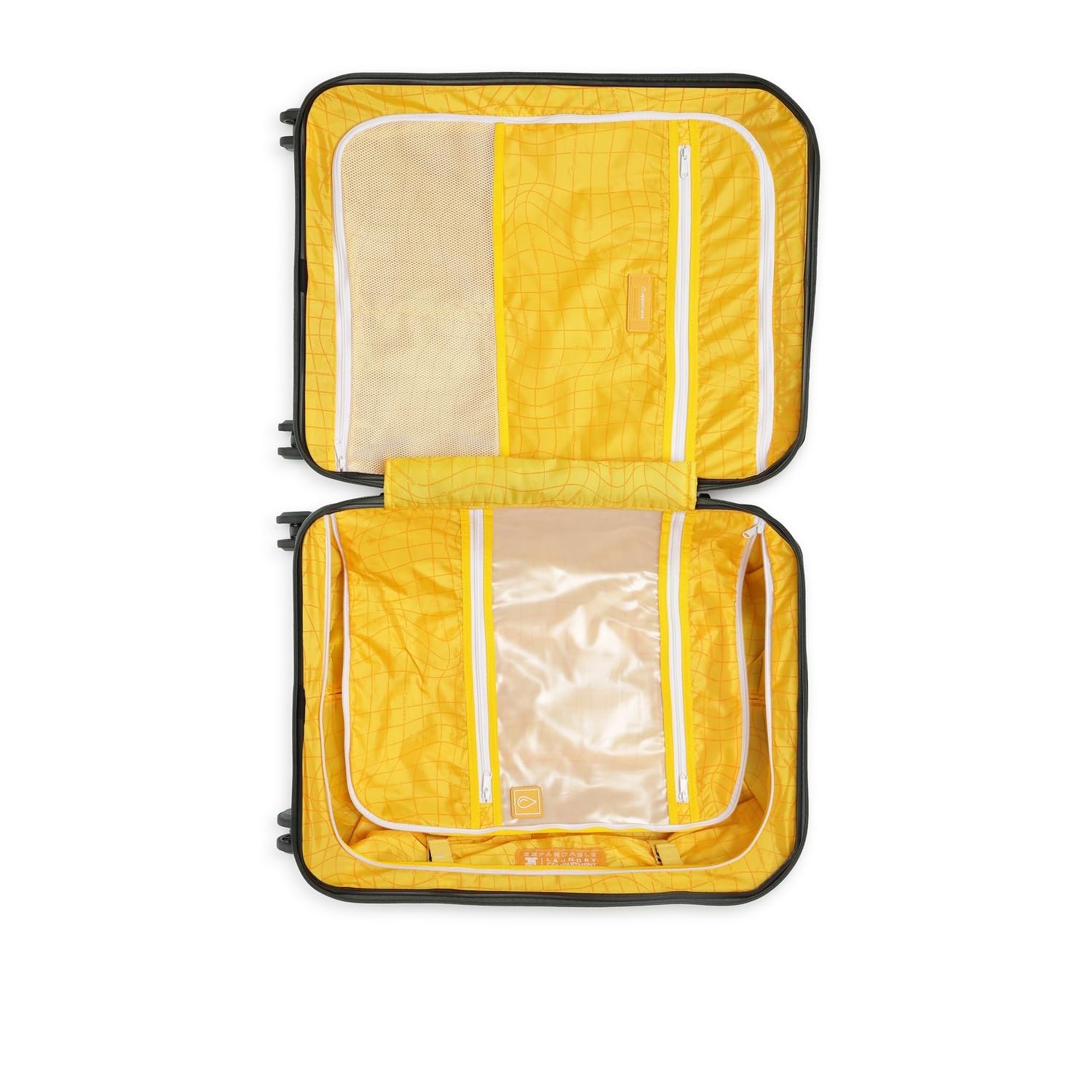 uppercase Bullet (Medium) 66 Cms, Check-In Trolley Bag, Hardsided Luggage Anti-Scratch 8 Wheel Luggage, Tsa Lock & Anti-Theft Zippers, Suitcase For Men & Women, 2000 Days Warranty (Green, Spinner) - Image 8