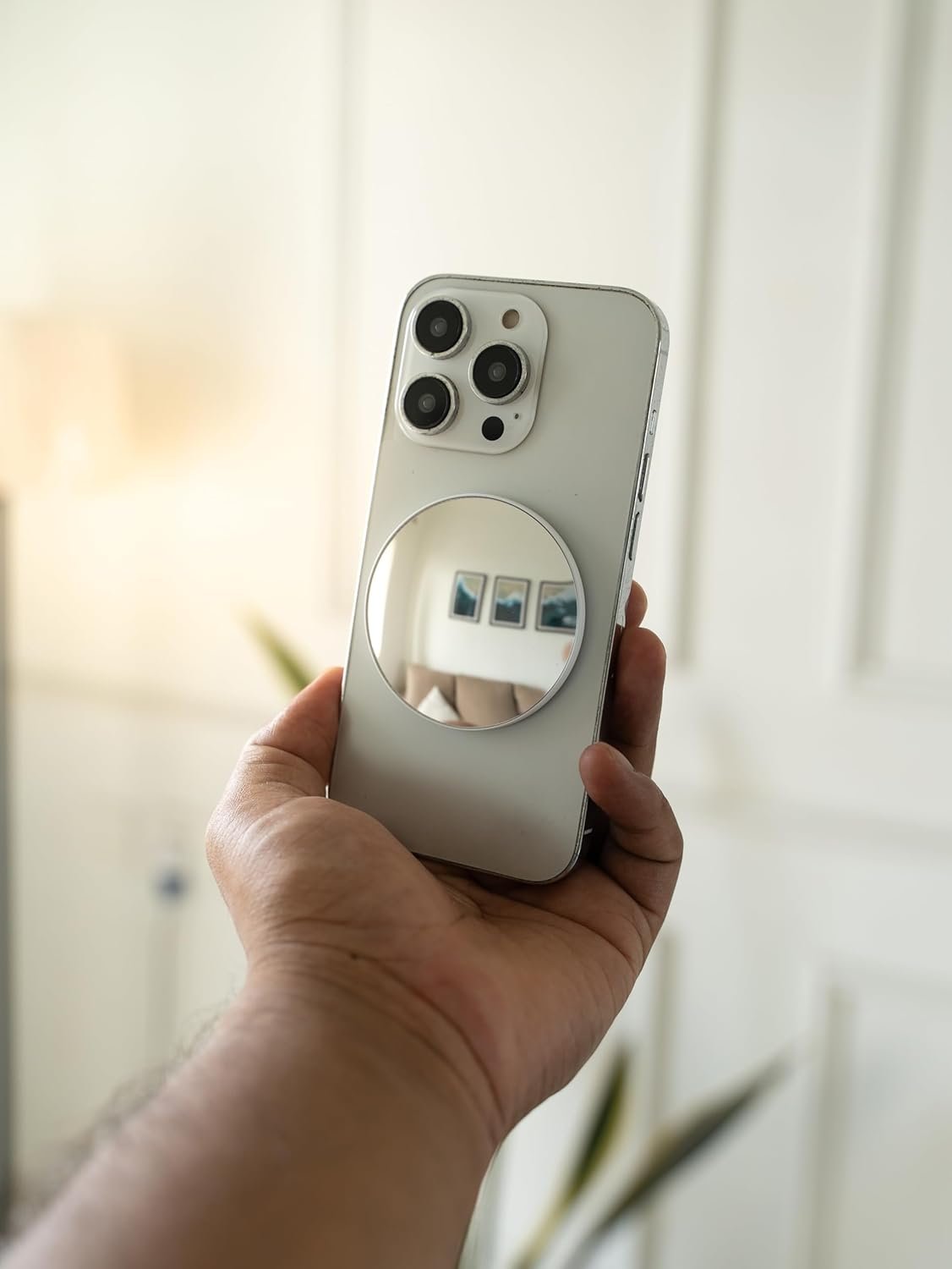 SKYVIK Magnetic Selfie Mirror for Back Camera Compatible with All Phones - Image 2