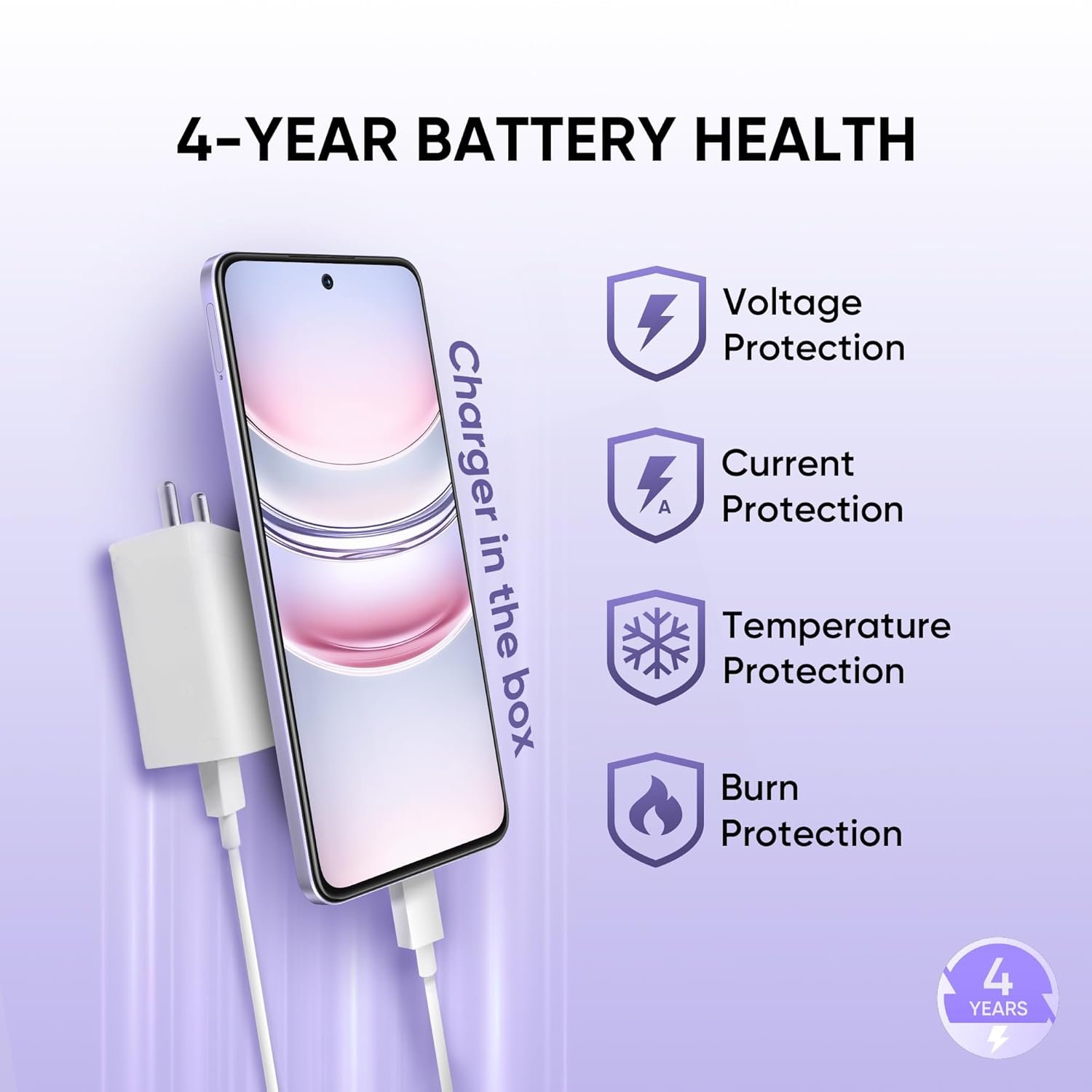 realme NARZO 80 Lite 5G (Onyx Black, 6GB+128GB) | 6000mAh Long-Lasting Battery | MediaTek Dimensity 6300 5G | AI Assist | IP64 Rated Water & Dust Resistance | Military-Grade Durability - Image 3