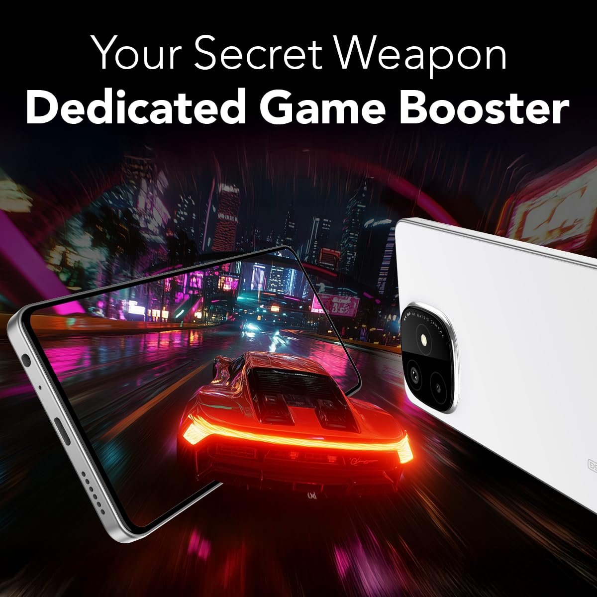 Lava Play Ultra 5G (Arctic Slate, 6+6*GB RAM, 128GB Storage)|MTK D7300 Processor-700K+ Antutu| 6.67" FHD+AMOLED Display | 64MP Camera | UFS 3.1 Storage | 5000mAh Battery-33W fast charging | IP64 Rated - Image 5