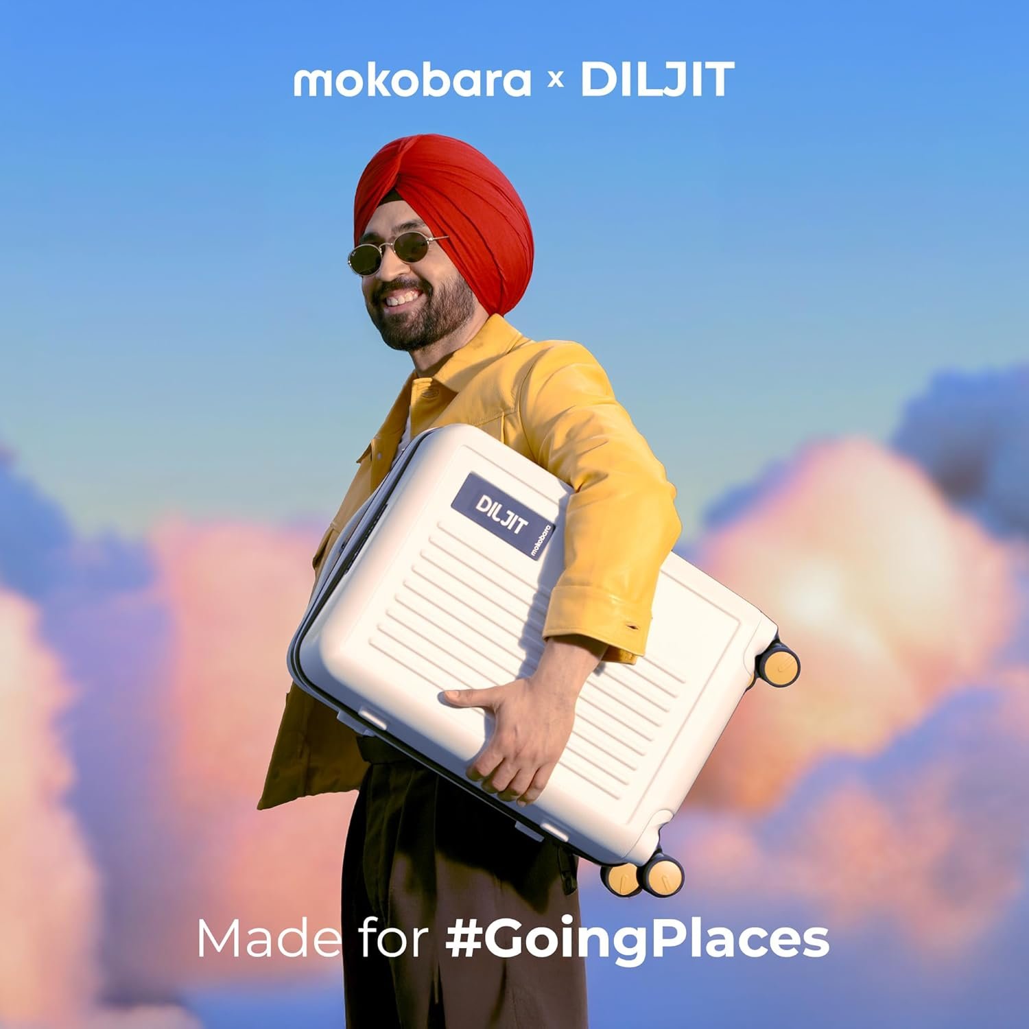 MOKOBARA Transit Cabin Luggage | 40 Liters Capacity & Durable Polycarbonate Hardshell | Silent Hinomoto Wheels & TSA Lock | Carry-On Suitcase for Travel | Black | Money Moves 2.0 - Image 2