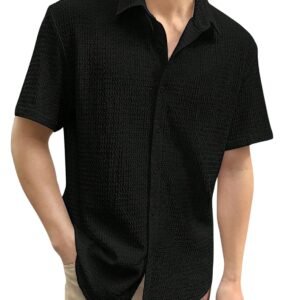 Leriya Fashion Shirt for Men | Men’s Polycotton Shirt | Casual Stylish Shirts | Trendy Regular Fit | Man Formal Shirt |Half Sleeve