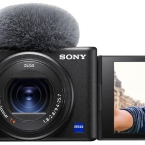 Sony Digital Camera ZV-1 Only (Compact, Video Eye AF, Flip Screen, in-Built Microphone, 4K Vlogging Camera for Content Creation) – Black