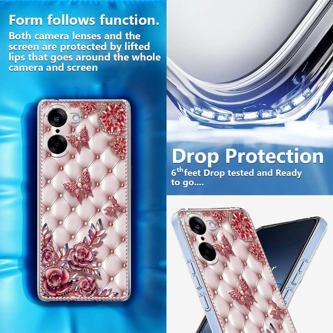 Soft Mobile Back Cover for OnePlus Nord CE5 5G (Silicone_Multicolor) - Image 3