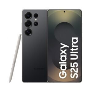 Samsung Galaxy S25 Ultra 5G AI Smartphone (Titanium Black, 12GB RAM, 256GB Storage), 200MP Camera, S Pen Included, Long Battery Life