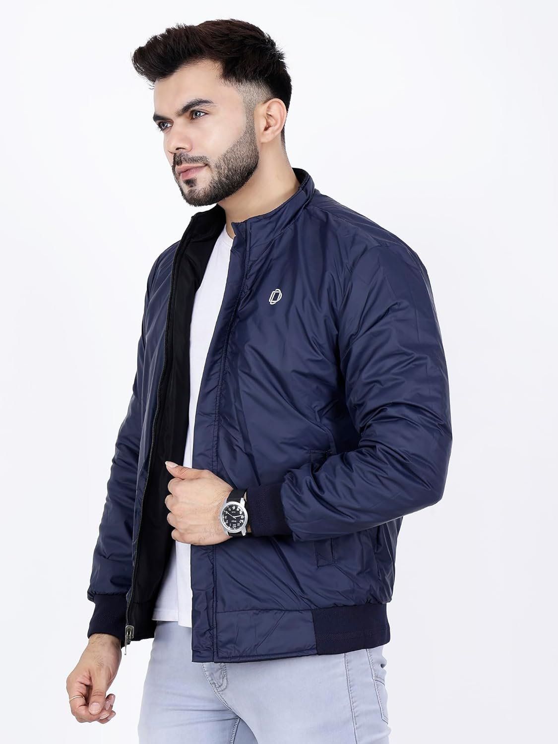 Dollar Jacket For Men Casual Zipper Bomber For Winter - Image 2