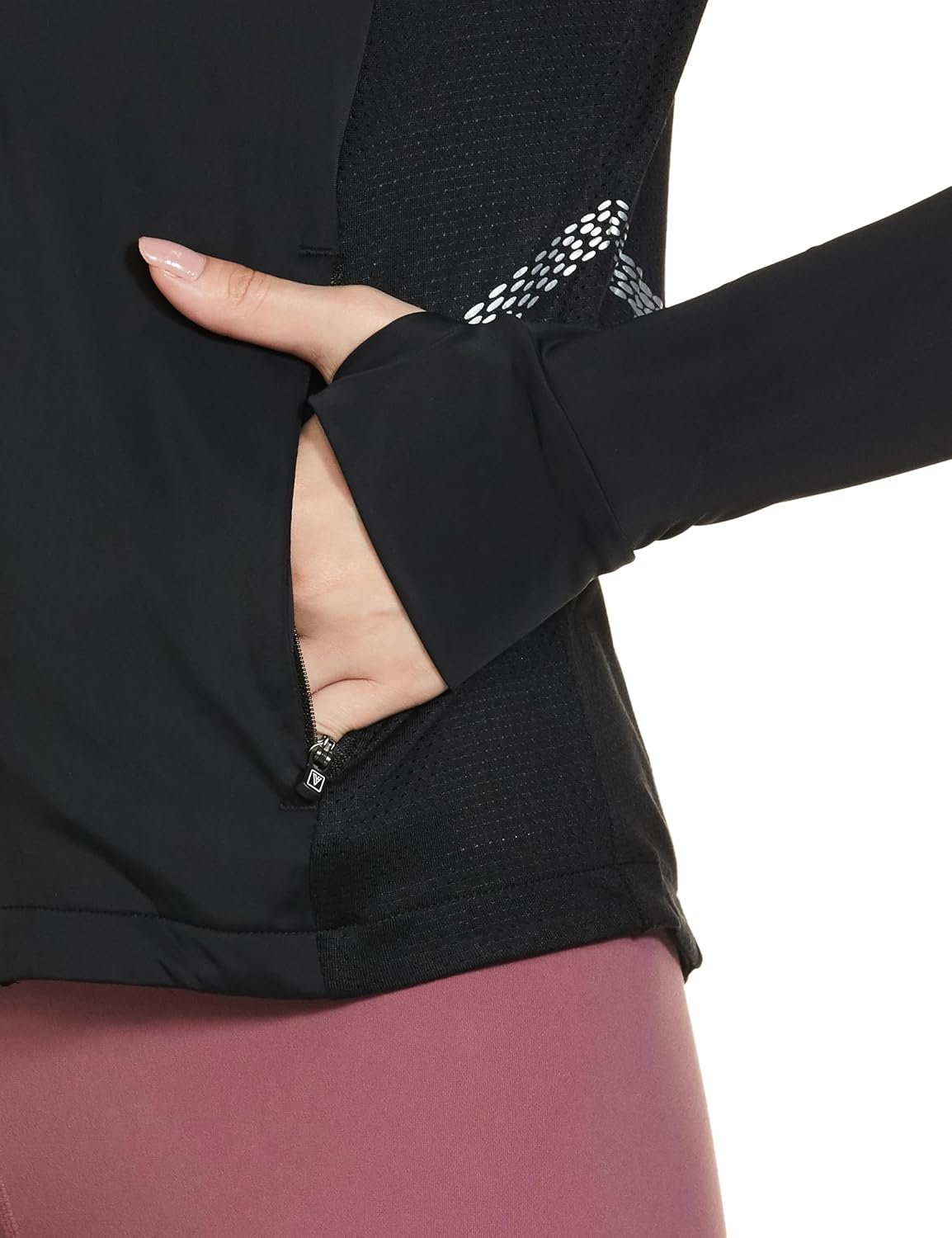 Van Heusen Polyester Women Proactive Elite Anti Bacterial Running Standard Length Jacket - High Stretch, Moisture Wicking - Image 4