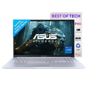 ASUS Vivobook 15, Intel Core i7 13th Gen 13620H, 16GB RAM, 512GB SSD, FHD 15.6", Windows 11, Office Home 2024, Cool Silver, 1.70kg, X1502VA-BQ837WS, Intel UHD iGPU, M365 Basic (1Year)* Laptop