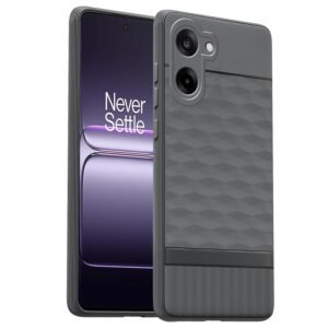 amazon basics TPU Soft Back Cover for OnePlus Nord CE5 5G | Full Camera Protection | Flexible Shockproof Back Case for OnePlus Nord CE5 5G (Gray)