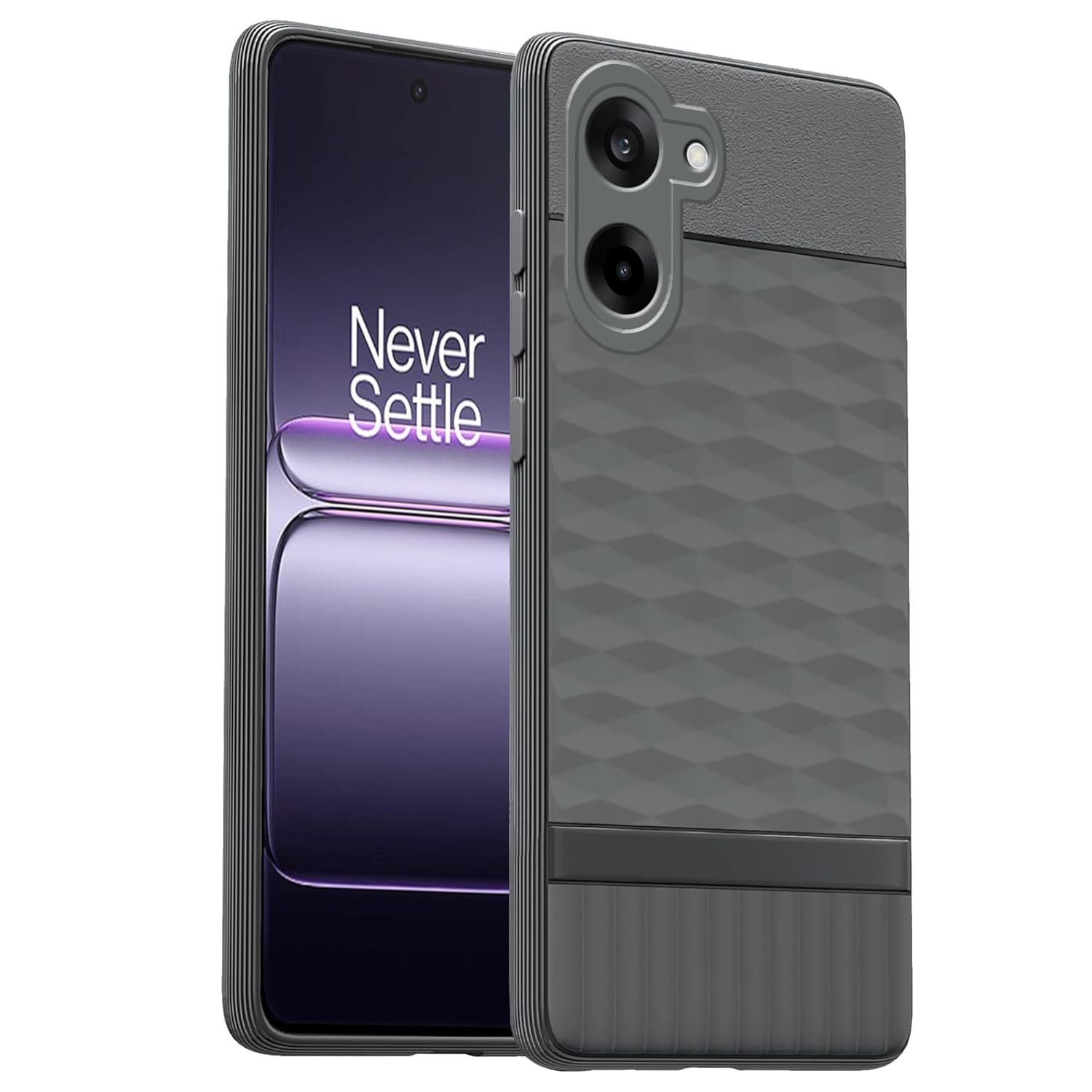 amazon basics TPU Soft Back Cover for OnePlus Nord CE5 5G | Full Camera Protection | Flexible Shockproof Back Case for OnePlus Nord CE5 5G (Gray)