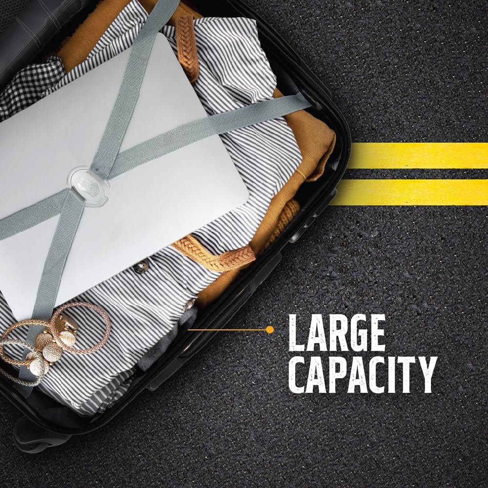 Kamiliant American Tourister Cabin Harrier 56 Cms Small Polypropylene (Pp) Hard Sided 4 Wheeler Spinner Wheels Luggage Suitcase (Grey) - Image 6