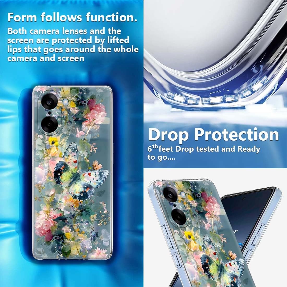 Designer Soft Back Cover Case Compatible for OnePlus Nord CE5 5G, Printed,Transparent,Flexible, Silicon for OnePlus Nord CE5 5G -D2219 - Image 3