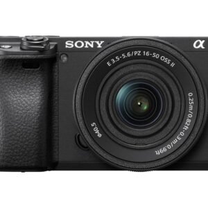 Sony New Alpha ILCE-6400K (Previously ILCE-6400L) with Upgraded SELP1650 (Ver 2) Power Zoom Lens | 24.2MP | APS-C Sensor | Fast Auto Focus | 4K Vlogging Camera | Tiltable LCD – Black