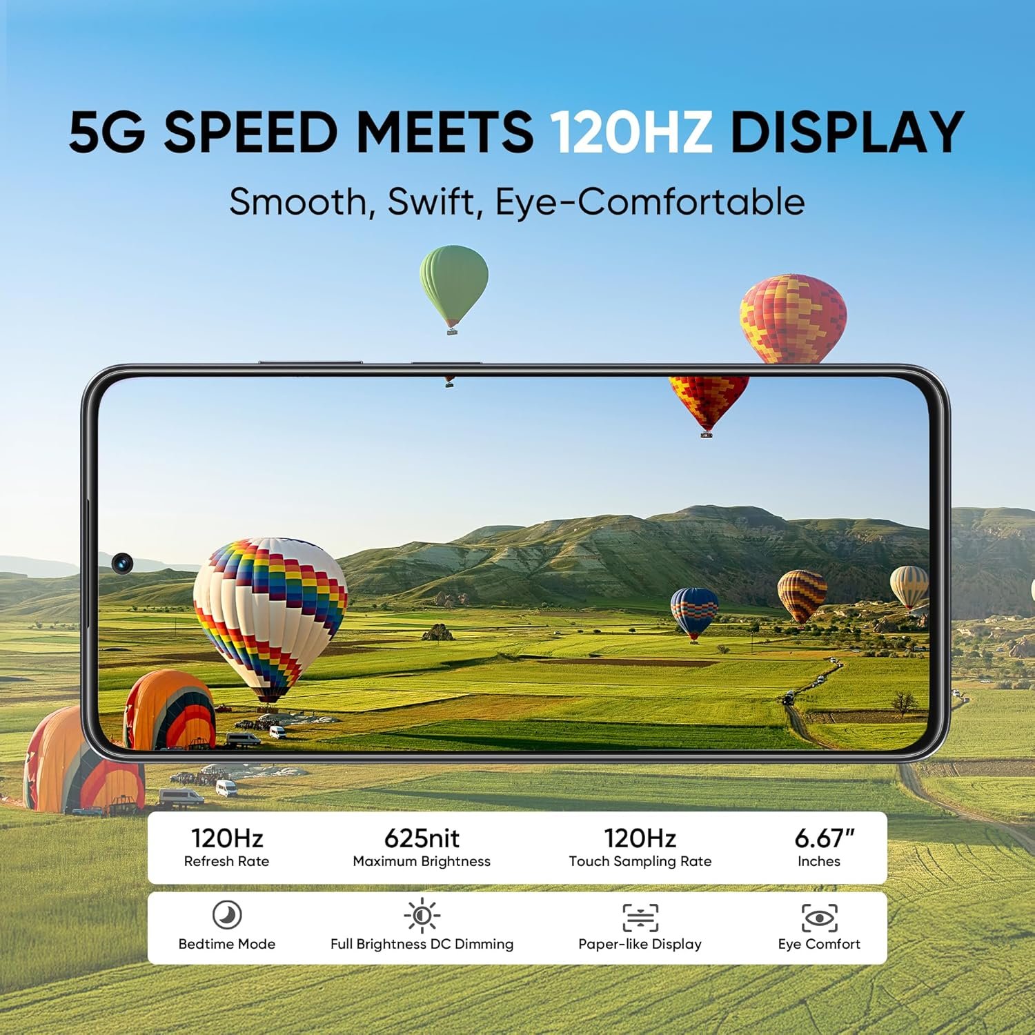 realme NARZO 80 Lite 5G (Onyx Black, 6GB+128GB) | 6000mAh Long-Lasting Battery | MediaTek Dimensity 6300 5G | AI Assist | IP64 Rated Water & Dust Resistance | Military-Grade Durability - Image 6