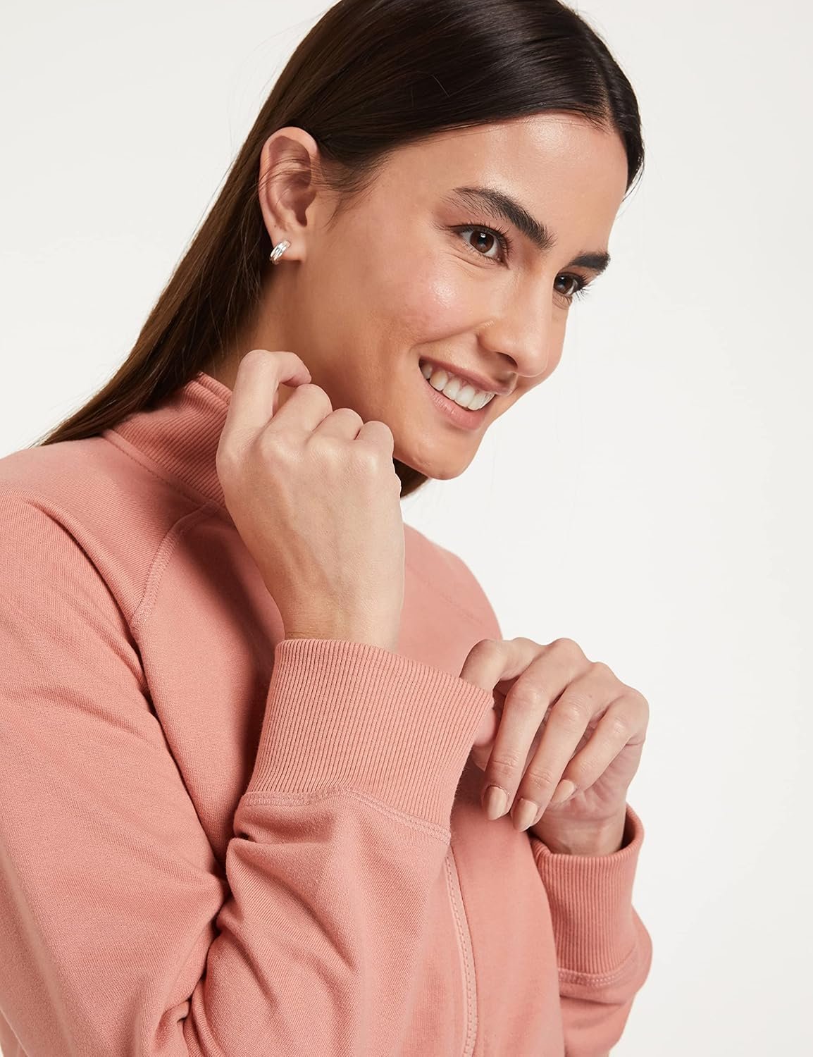 Amazon Brand - Symbol Women Hooded Neck Cotton Blend Sweatshirt - Image 5