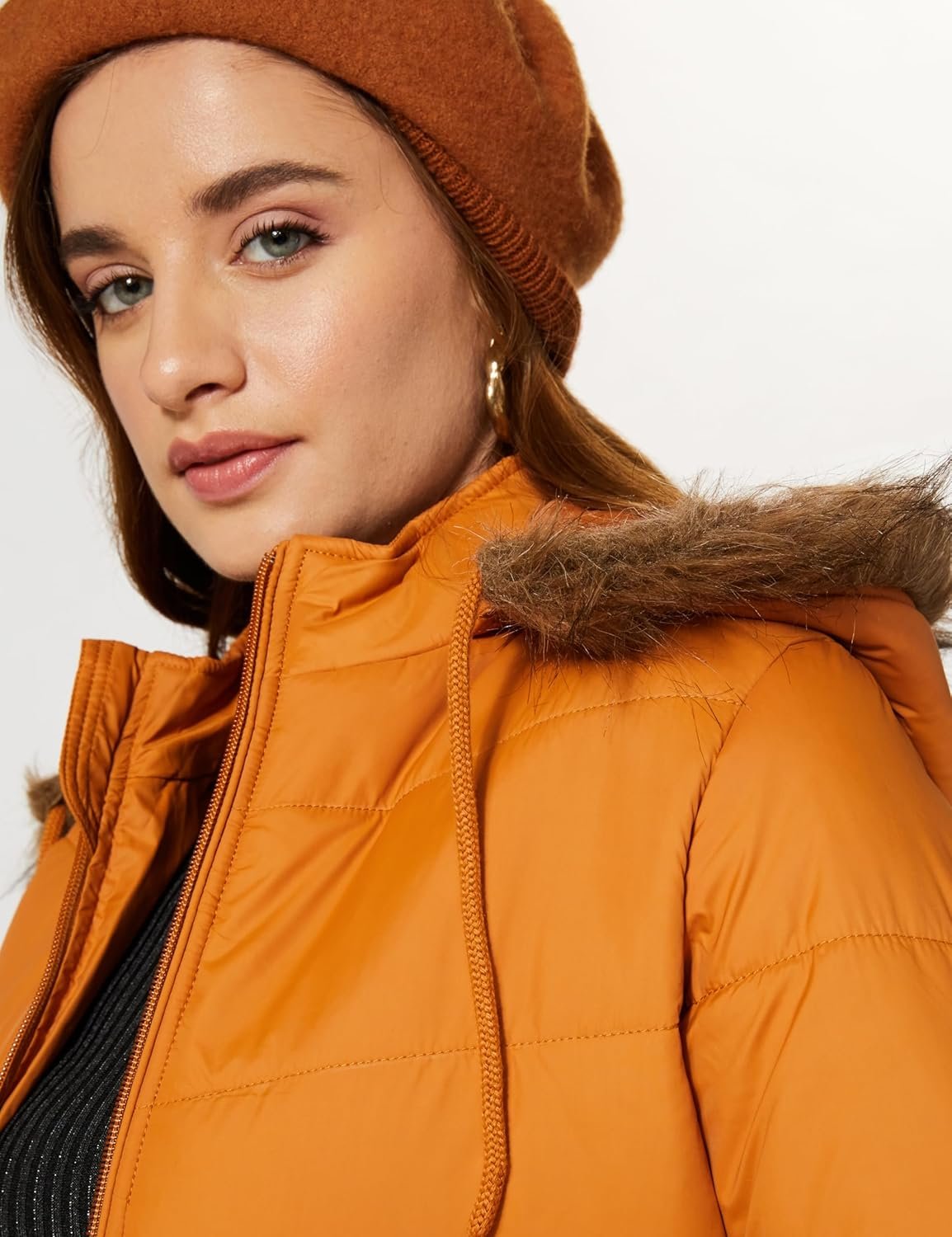 Amazon Brand - Symbol Women's 100% Polyester Regular Quilted Jacket - Image 4