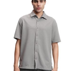 Highlander Men’s Solid Loose Fit Shirt