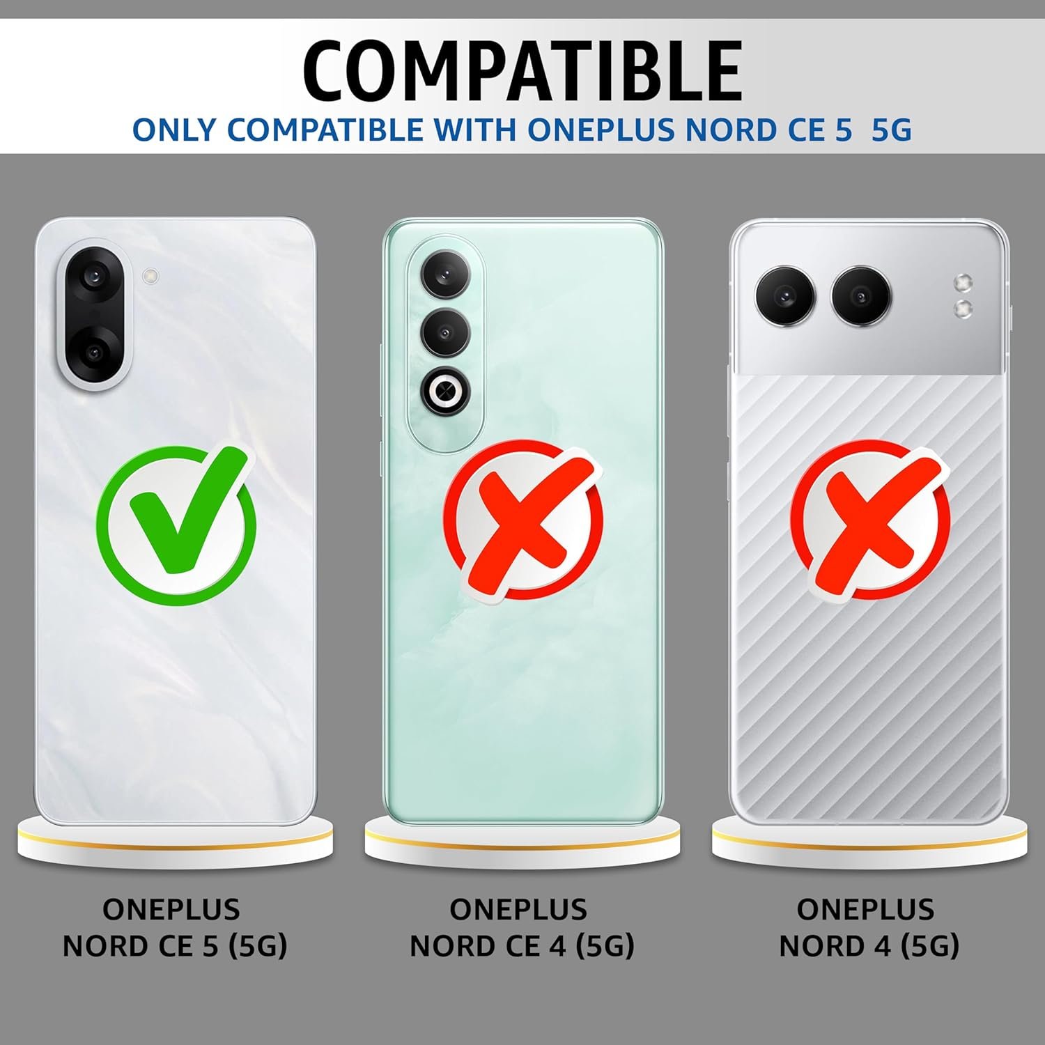 CEDO OnePlus Nord CE5 / CE 5 (5G) Back Case Cover | Camera Protection Shockproof Bumper-Edge | Acrylic Crystal Clear 360 Degree Protection TPU+PC | Transparent Eagle Back Case Cover (Black) - Image 2