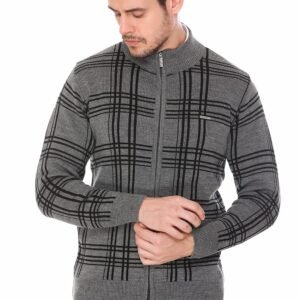 GODFREY Full Sleeve Zipper Sweater for Man Winter Wear -Mens Woolen Sweaters Turtle Neck