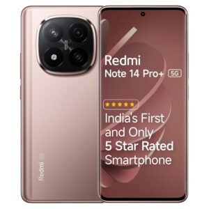 Redmi Note 14 Pro+ 5G Champagne Gold 12GB RAM 512GB Storage | 50 MP Triple Camera with Telephoto | Corning Gorilla Glass Victus 2 | IP68 IP69 | SD 7s Gen 3
