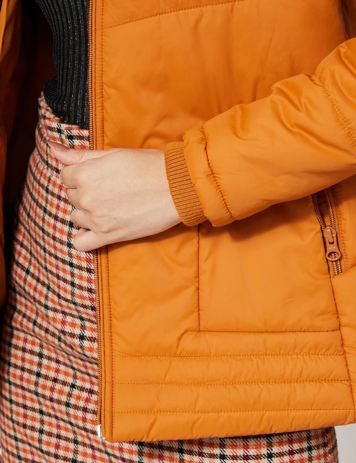 Amazon Brand - Symbol Women's 100% Polyester Regular Quilted Jacket - Image 6