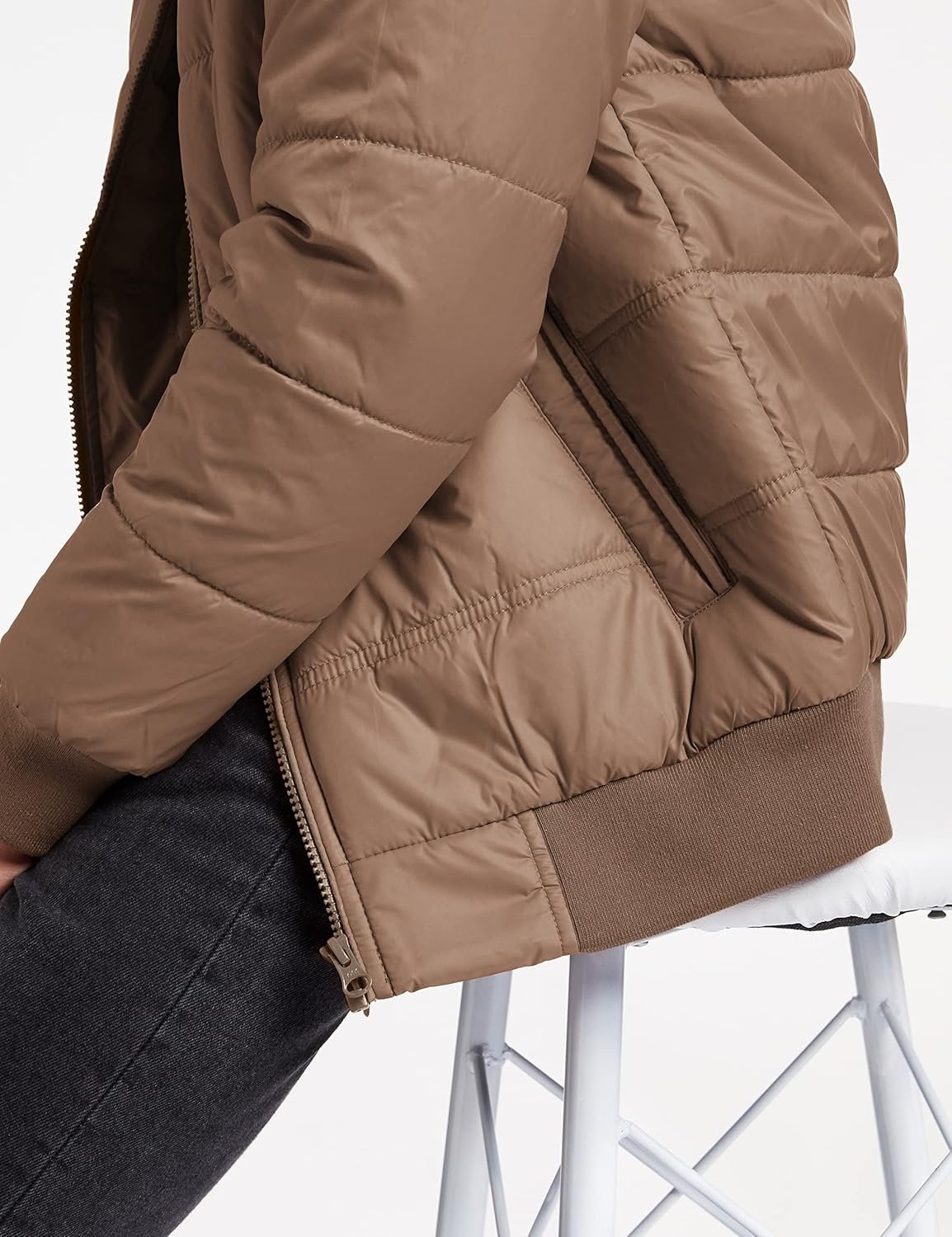 Amazon Brand - Symbol Men's 100% Polyester Regular Bomber Jacket - Image 7