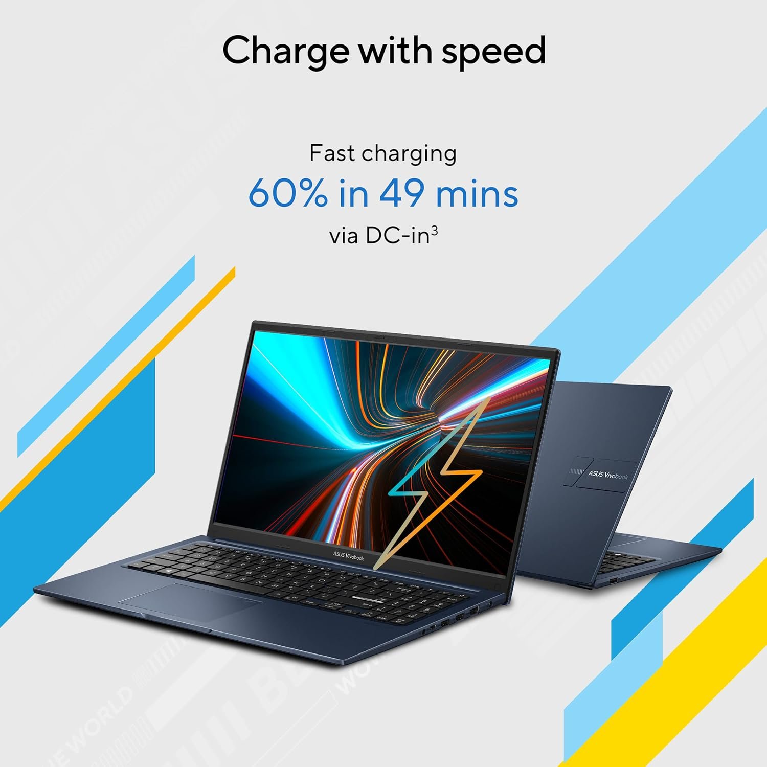 ASUS Vivobook 15,13th Gen,Intel Core i5-1335U,FingerPrint Sensor(Intel Iris Xᵉ iGPU/16GB RAM/512GB SSD/FHD/15.6"/60Hz/Chiclet Keyboard/42WHrs/Windows 11/Office 2021/Quiet Blue/1.70 kg) X1504VA-NJ543WS - Image 5