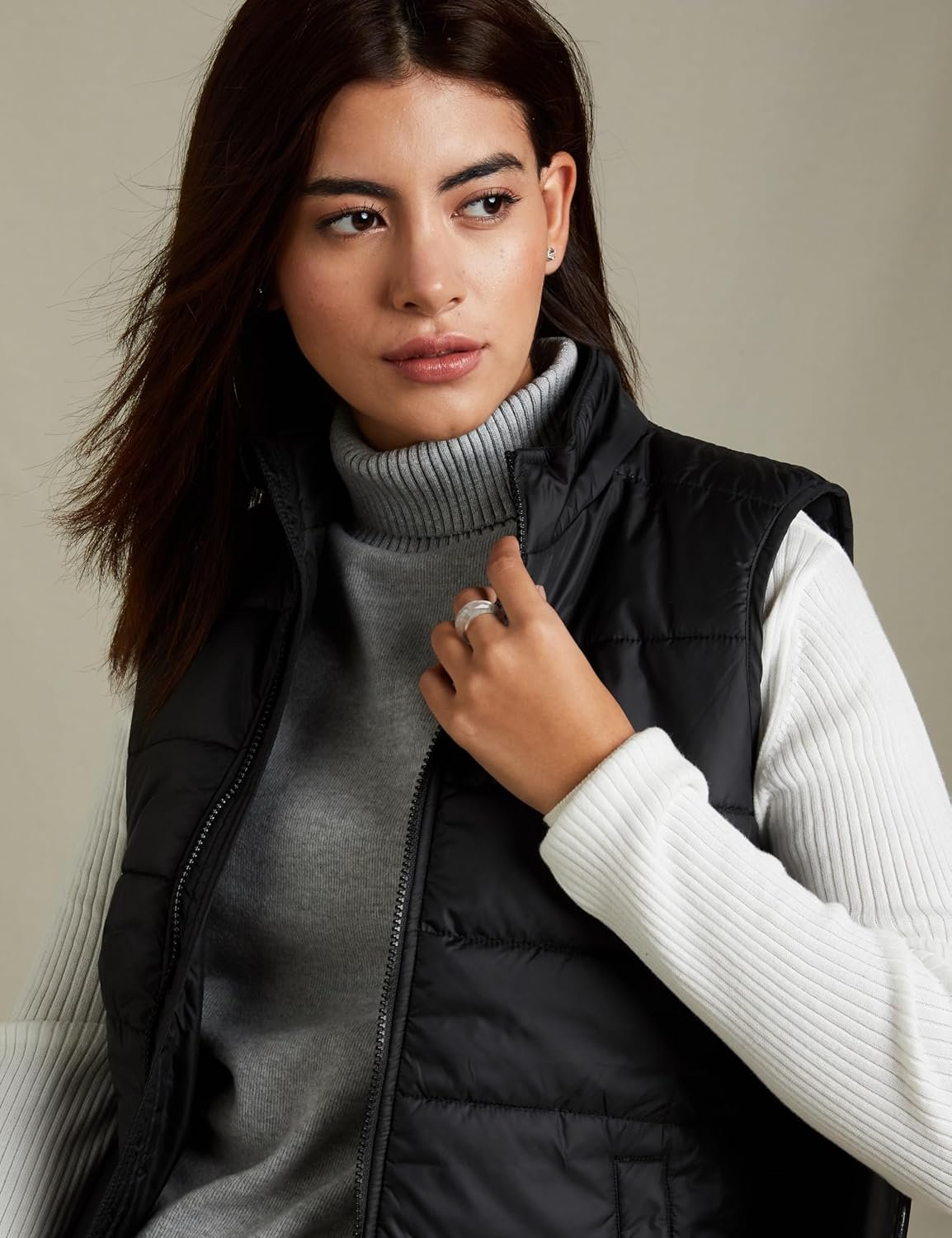 Amazon Brand - Symbol Women's 100% Polyester Regular Quilted Jacket - Image 3