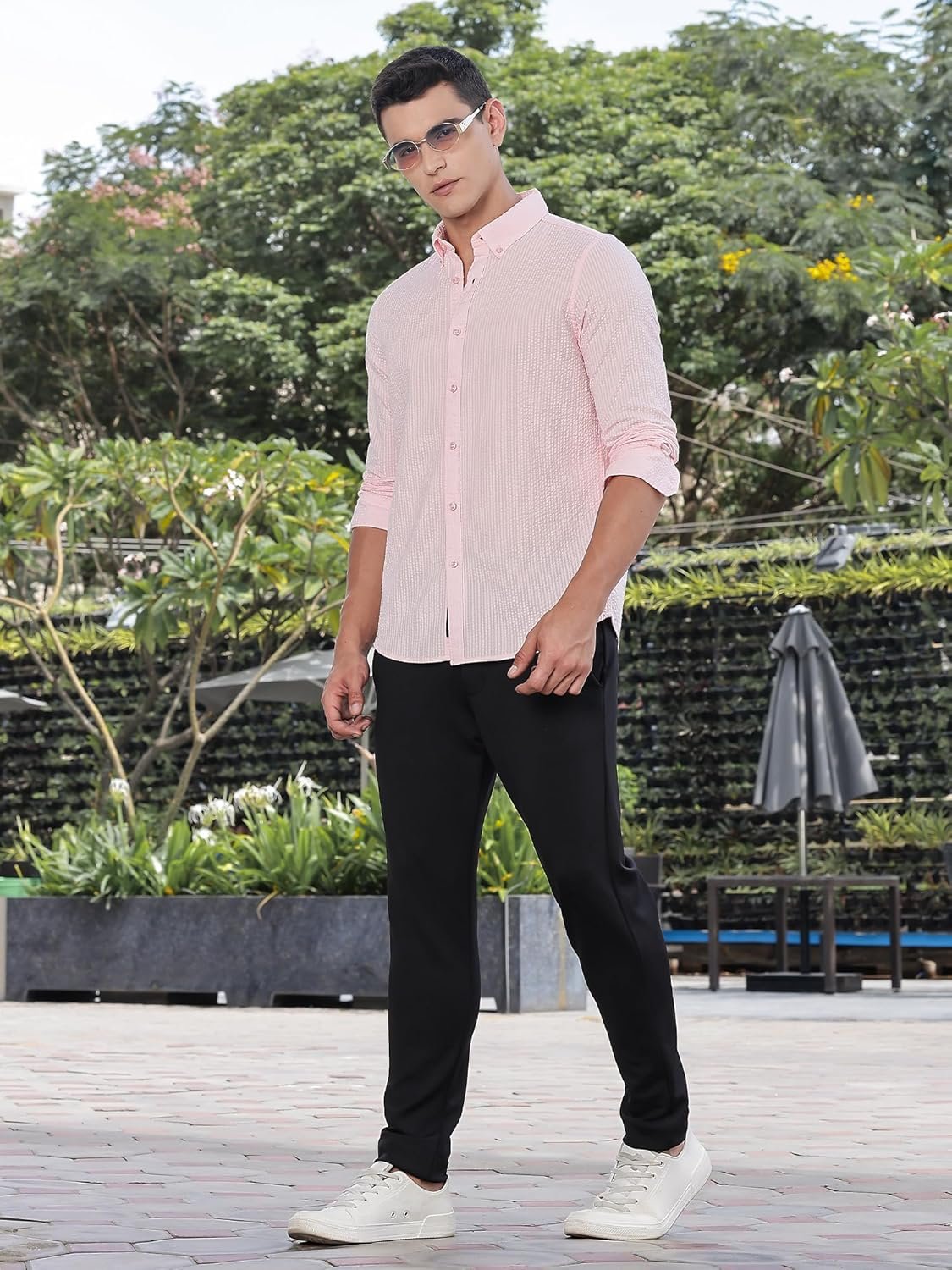 Thomas Scott Mens | Solid | 100% Cotton | Full Sleeve | Button Down Collar | Casual | Shirt for Men - Image 6