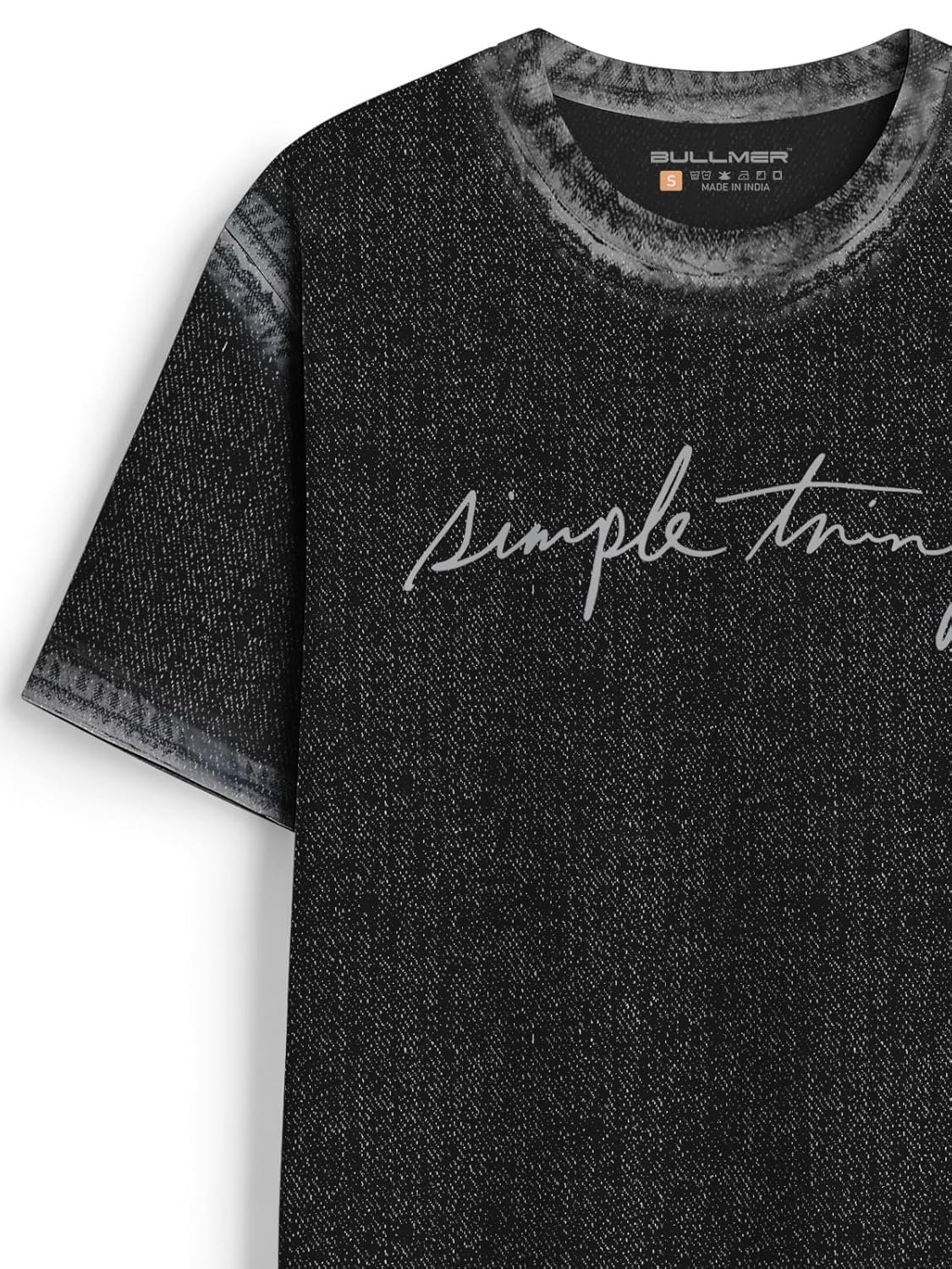 BULLMER Trendy Half Sleeve Oversized Cotton Blend Crew Neck Tshirt for Men - Pack of 2 - Image 7