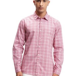 Highlander Men’s Checkered Slim Fit Shirt