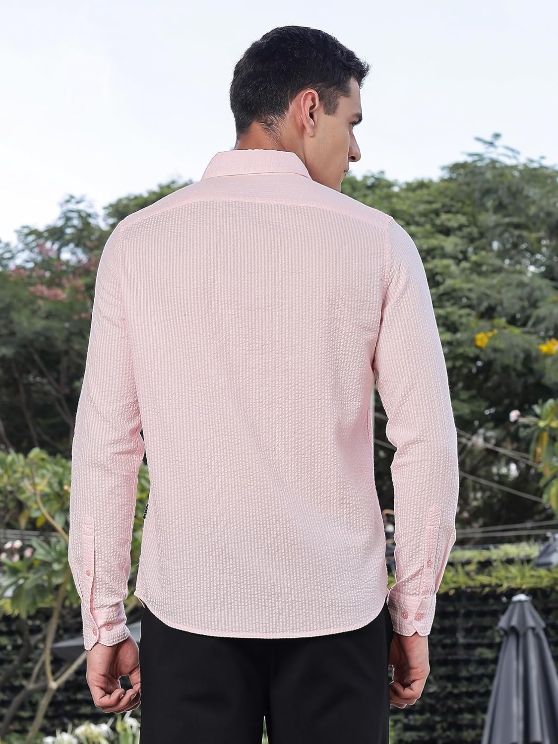 Thomas Scott Mens | Solid | 100% Cotton | Full Sleeve | Button Down Collar | Casual | Shirt for Men - Image 4