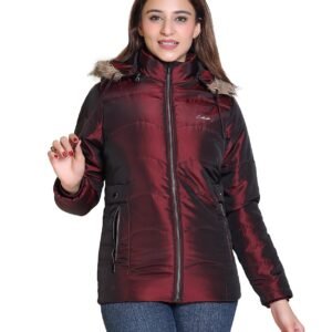CUT Winter wear Full Sleeve Women’s Solid Quilted Jacket
