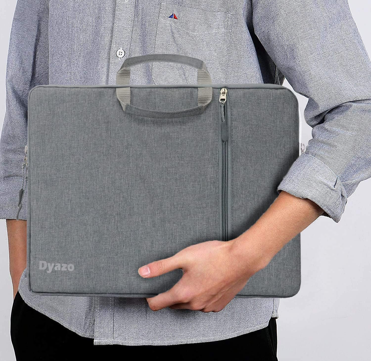 Dyazo slim 15" to 15.6 Inch Laptop Sleeve, Laptop cover Case with handle & Accessories pocket Universal compatible for Dell, HP, Lenovo, Asus and all other Notebook etc. (Grey) - Image 4